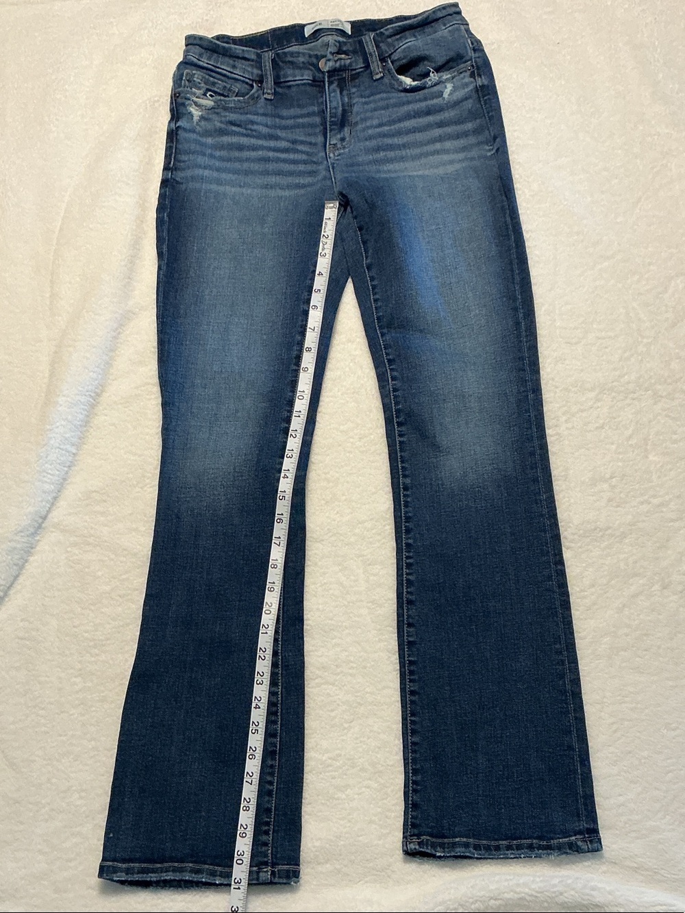 BKE Dark Blue Flare Jeans — Women's Flared Denim